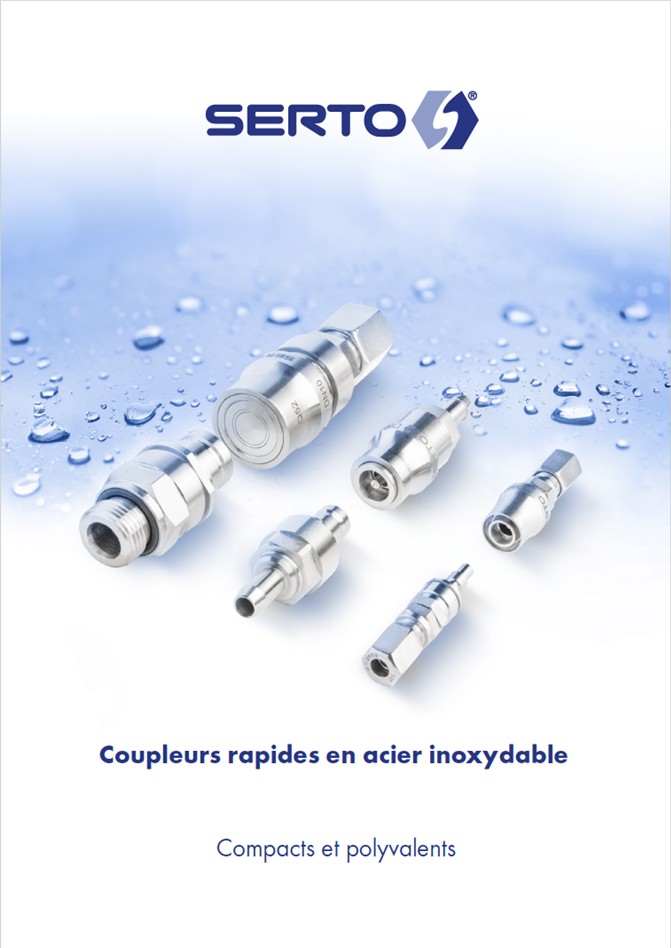 Brochure de gamme – Raccords rapides en acier inoxydable Compacts et polyvalents