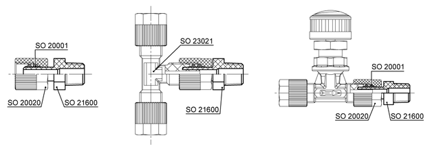 Adaptateur orientable mâle