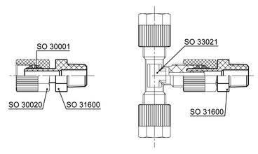 Adaptateur orientable mâle