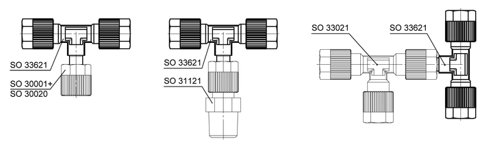 Adjustable tee union