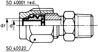 Reduction nut connection