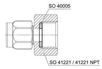 Female adaptor union NPT