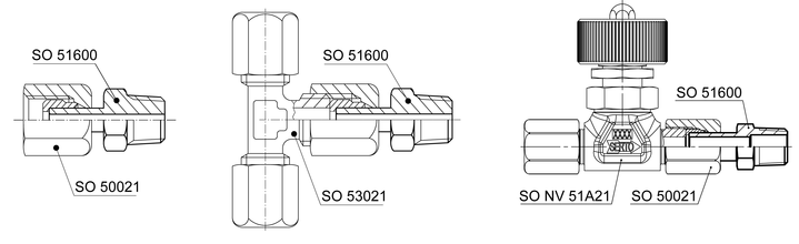 Adjustable male adaptor