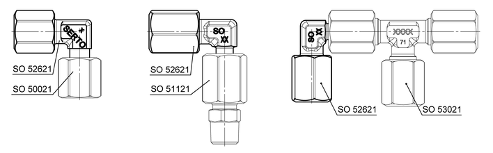 Adjustable elbow union