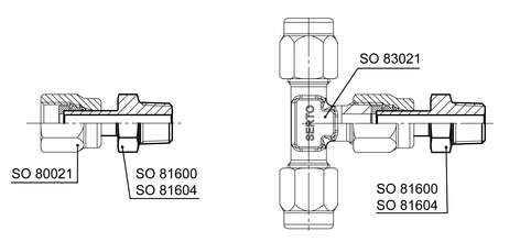 Adjustable male adaptor