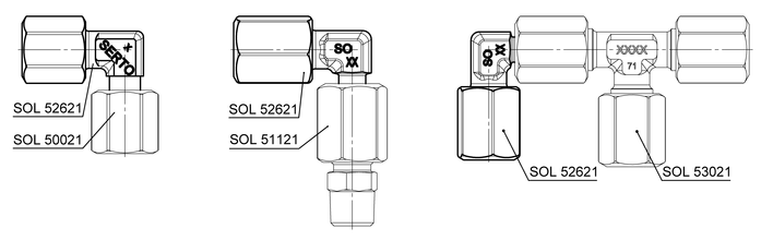 Adjustable elbow union